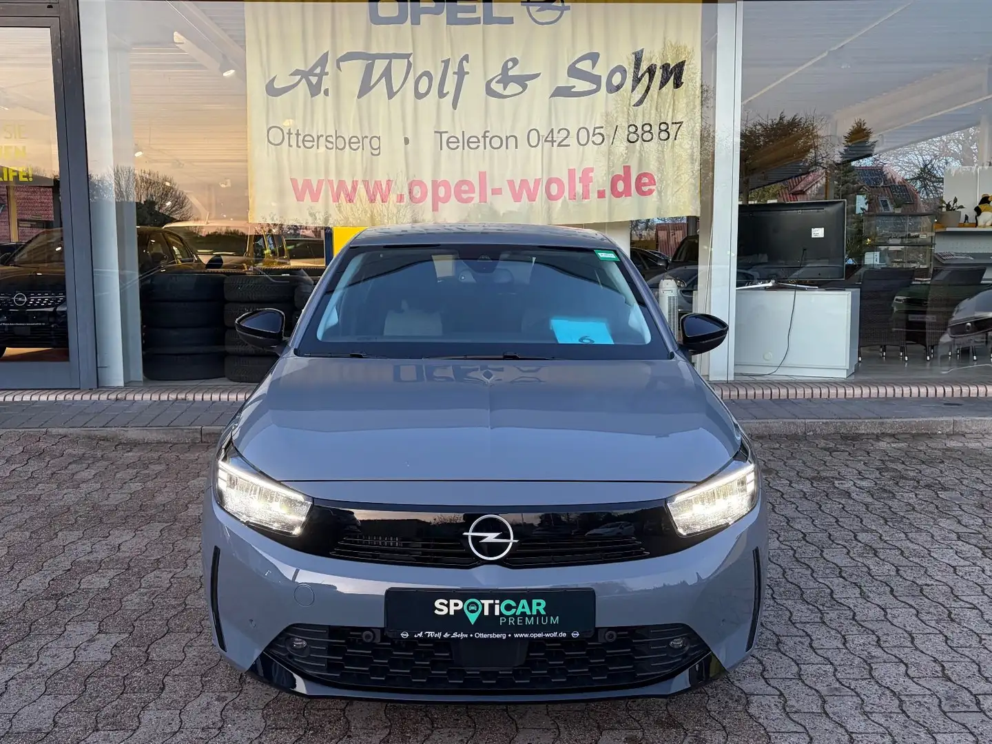 Opel Corsa F Facelift Edition AT 48V MHEV+PDC+SHZ+KAM Grau - 2