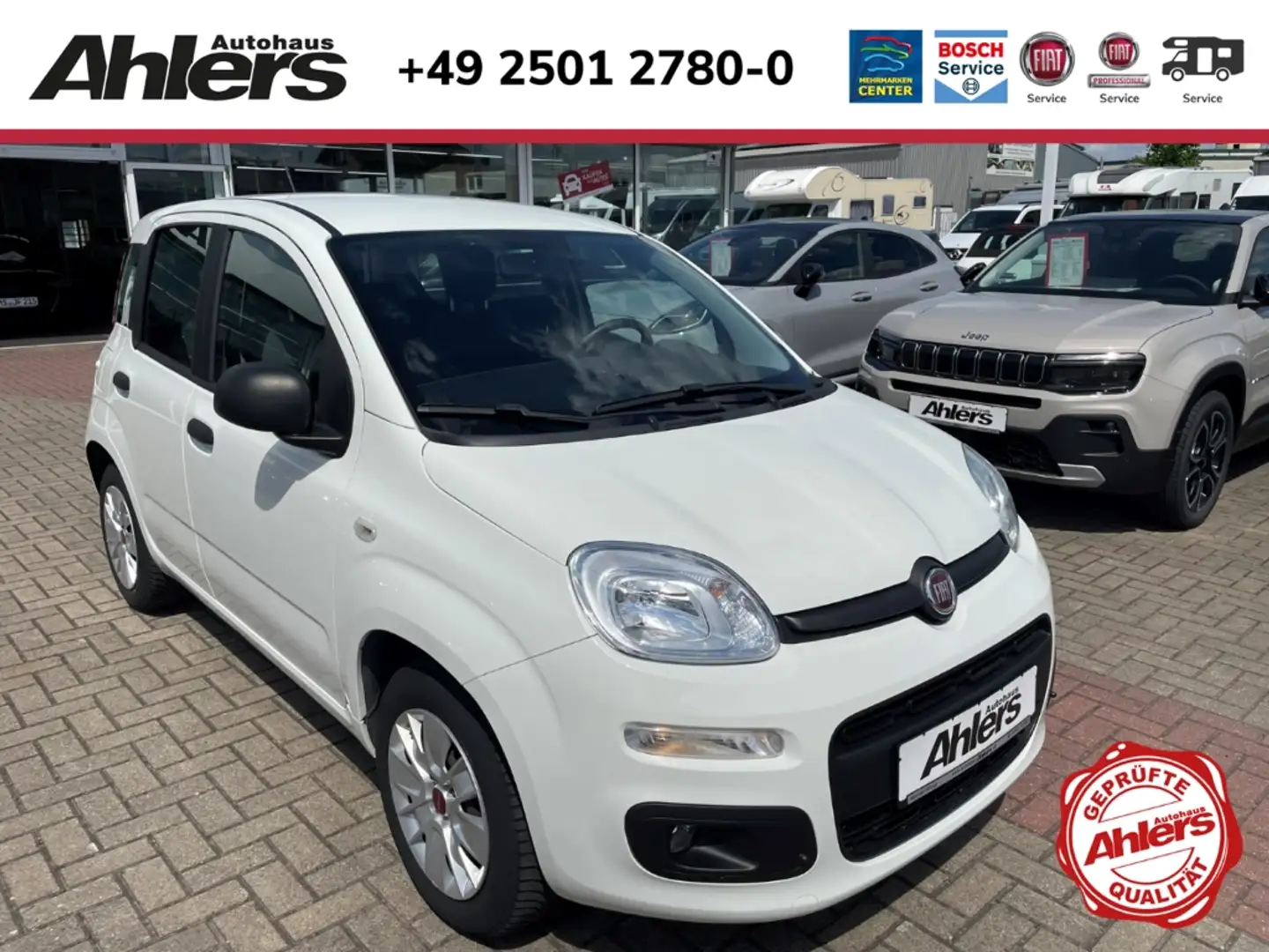 Fiat Panda Easy+KLIMA+ALLWETTER+4SITZER+ESP+NEBELSCHEINWERFER Blanc - 1