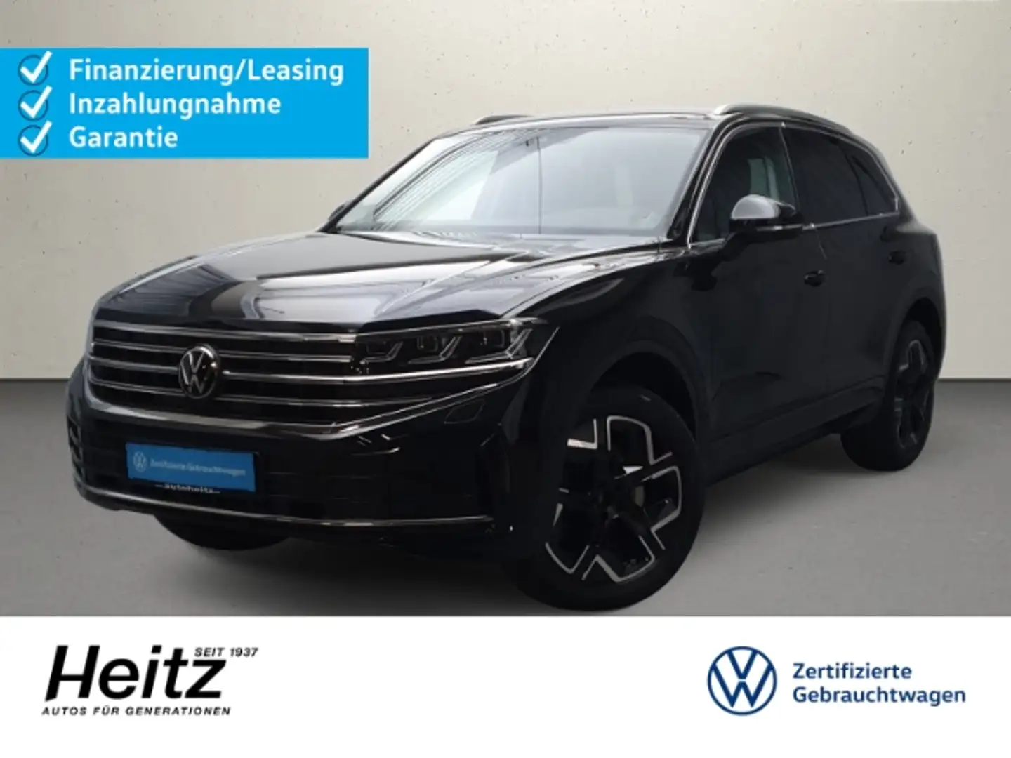 Volkswagen Touareg V6 TDI 4MOTION Elegance Luft AHK ACC IQ Schwarz - 1