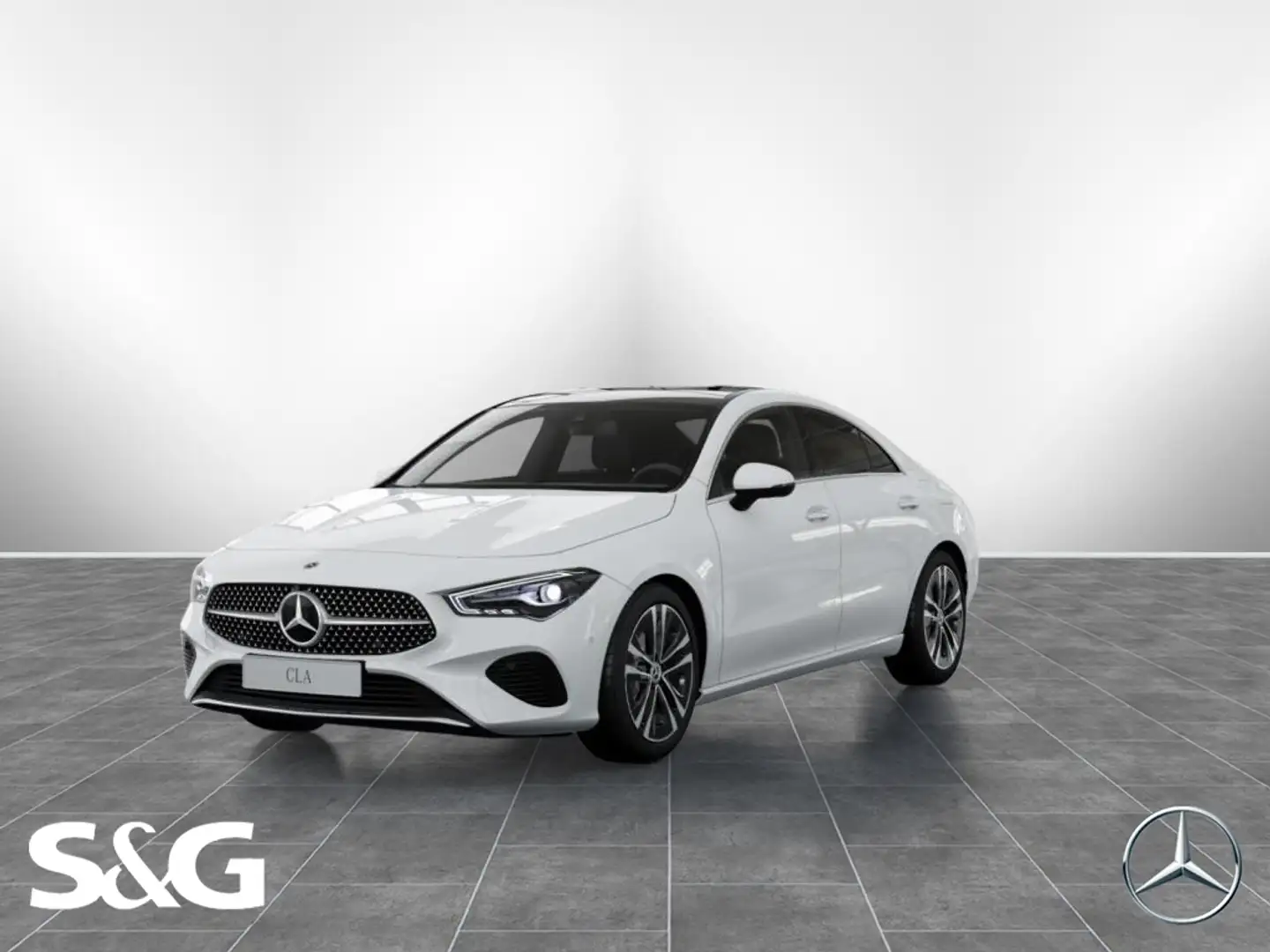 Mercedes-Benz CLA 180 Coupé DISTR+TOTWINKEL+PANO+MBUX+LED+18" Weiß - 1