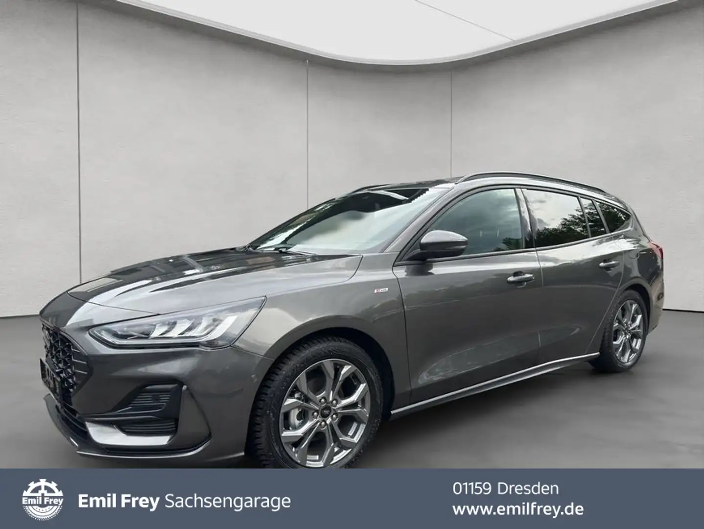 Ford Focus Turnier 1.0 EcoBoost Hybrid Aut. ST-LINE X Grau - 1