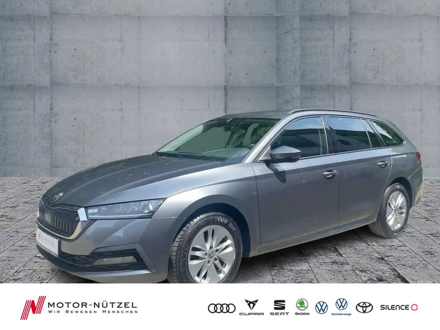 Skoda Octavia Combi 2.0 TDI AMBITION LED+NAVI+AHK+ACC Grau - 1