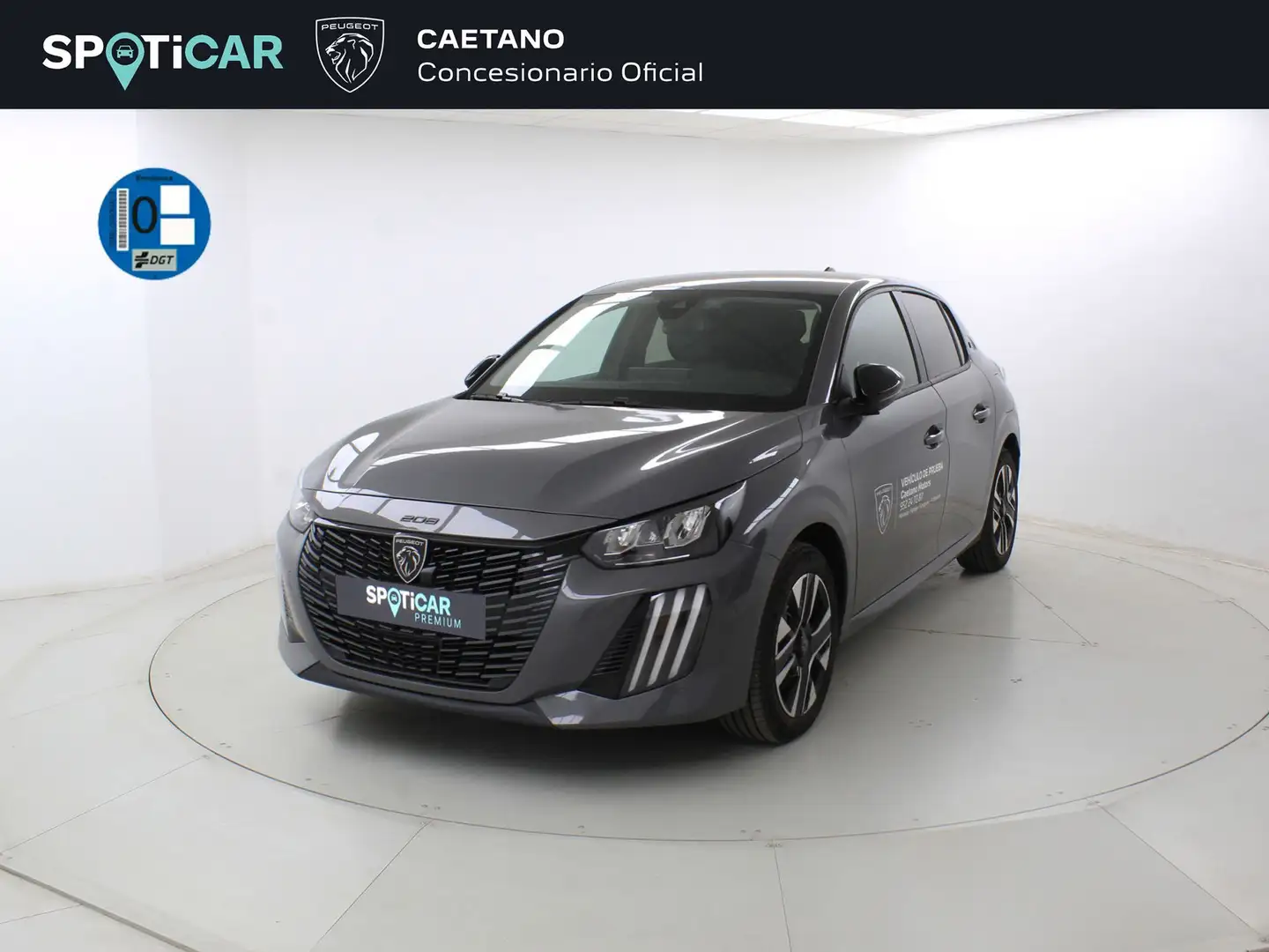 Peugeot 208 Allure Eléctrico 136 Gris - 1