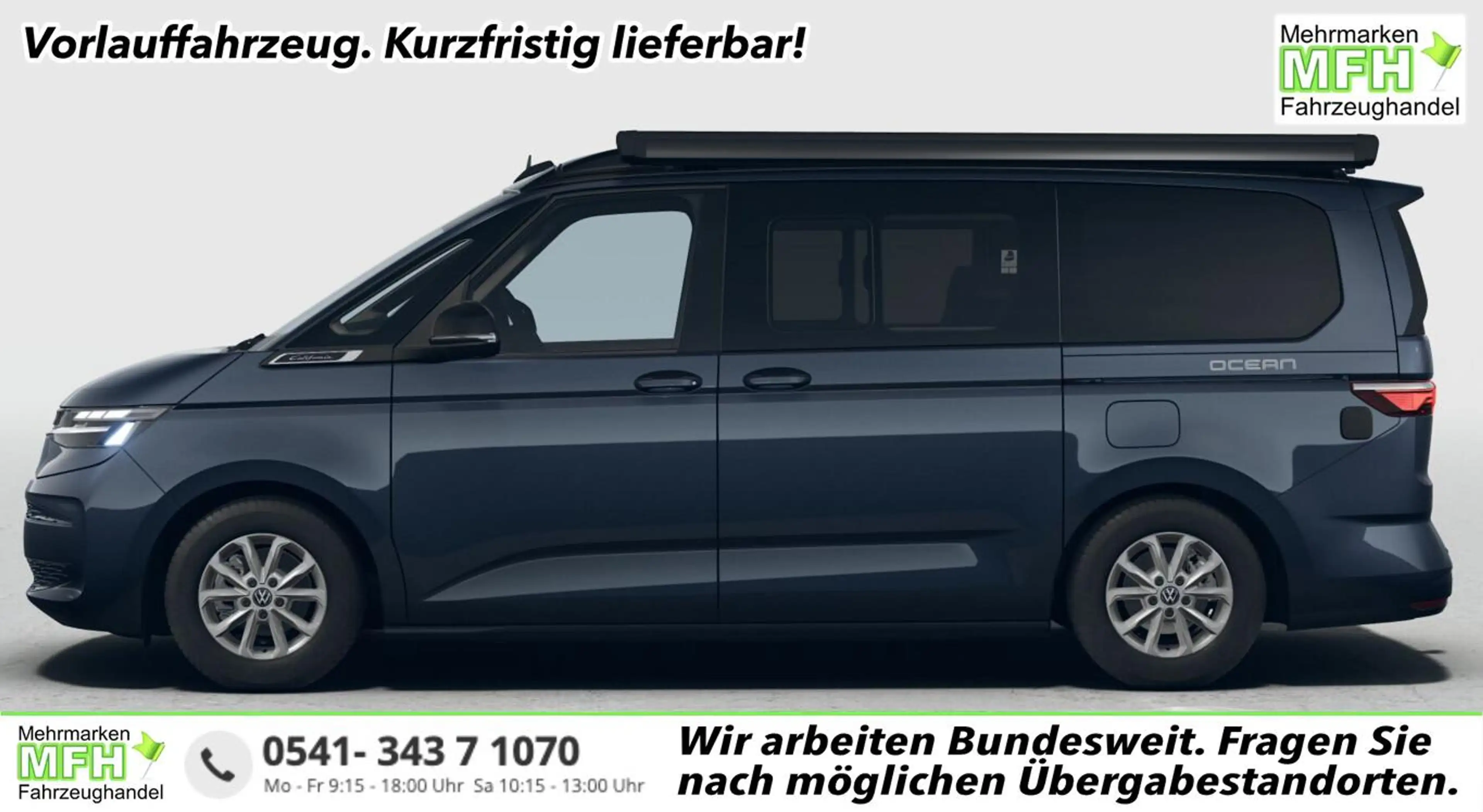 Volkswagen T7 California Ocean Matrix TopP Navi AHK Markise 110 kW (150 ...