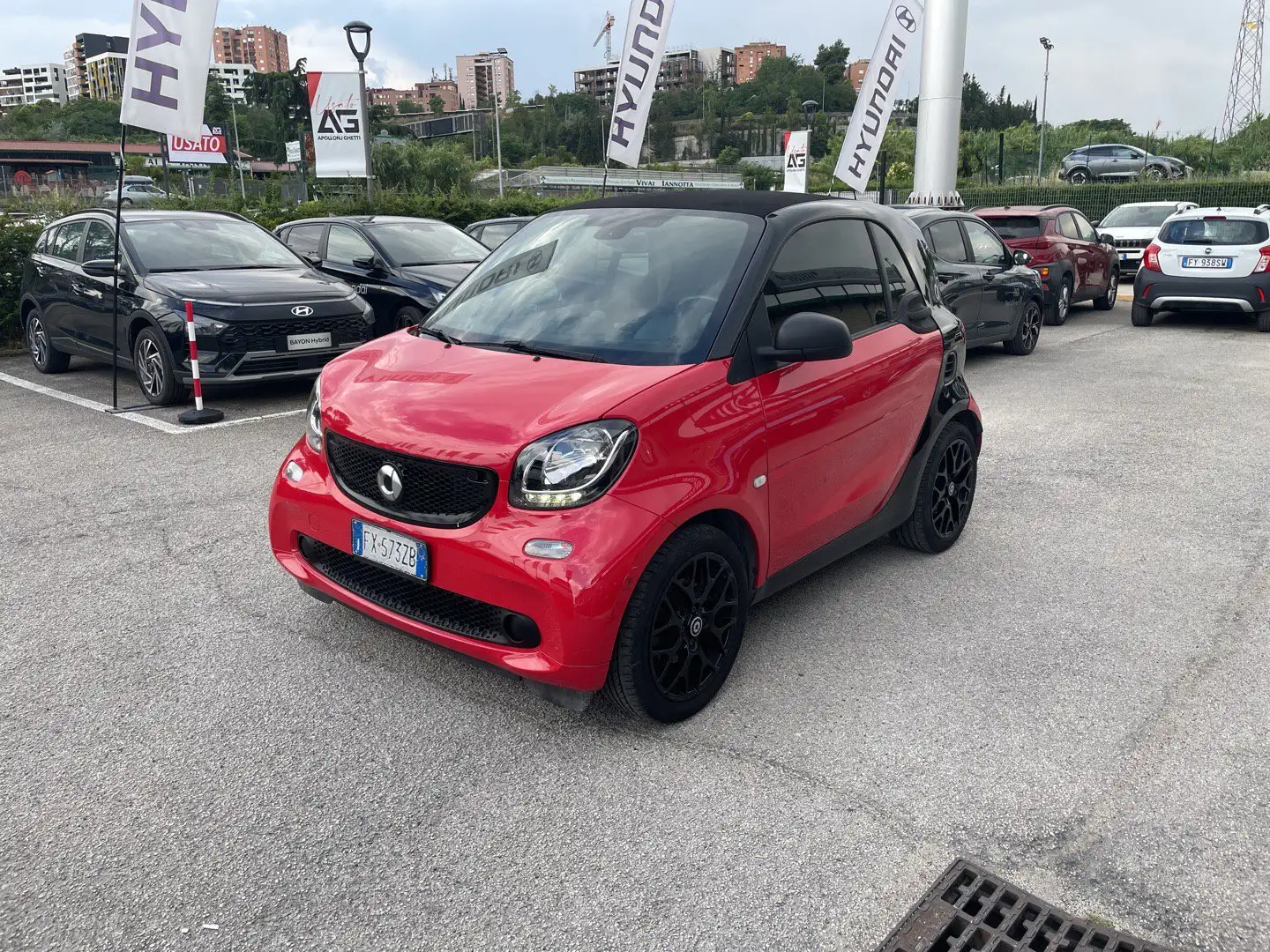smart forTwo 90 0.9 Turbo Passion Rood - 1