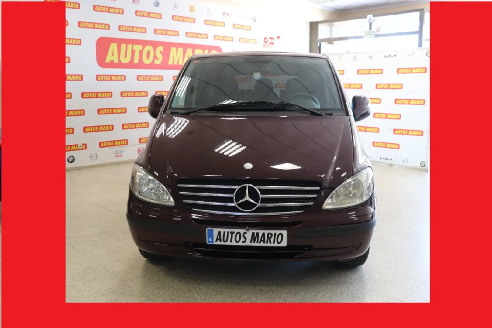 Mercedes-Benz Vito Mixto 115CDI Larga Burdeos - 1