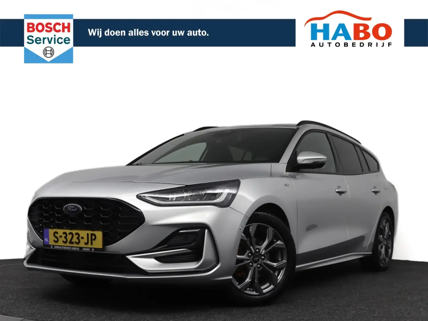 Ford Focus Wagon 1.0 ECOBOOST HYBRID ST-LINE STYLE ECC/CRUISE Grijs - 1