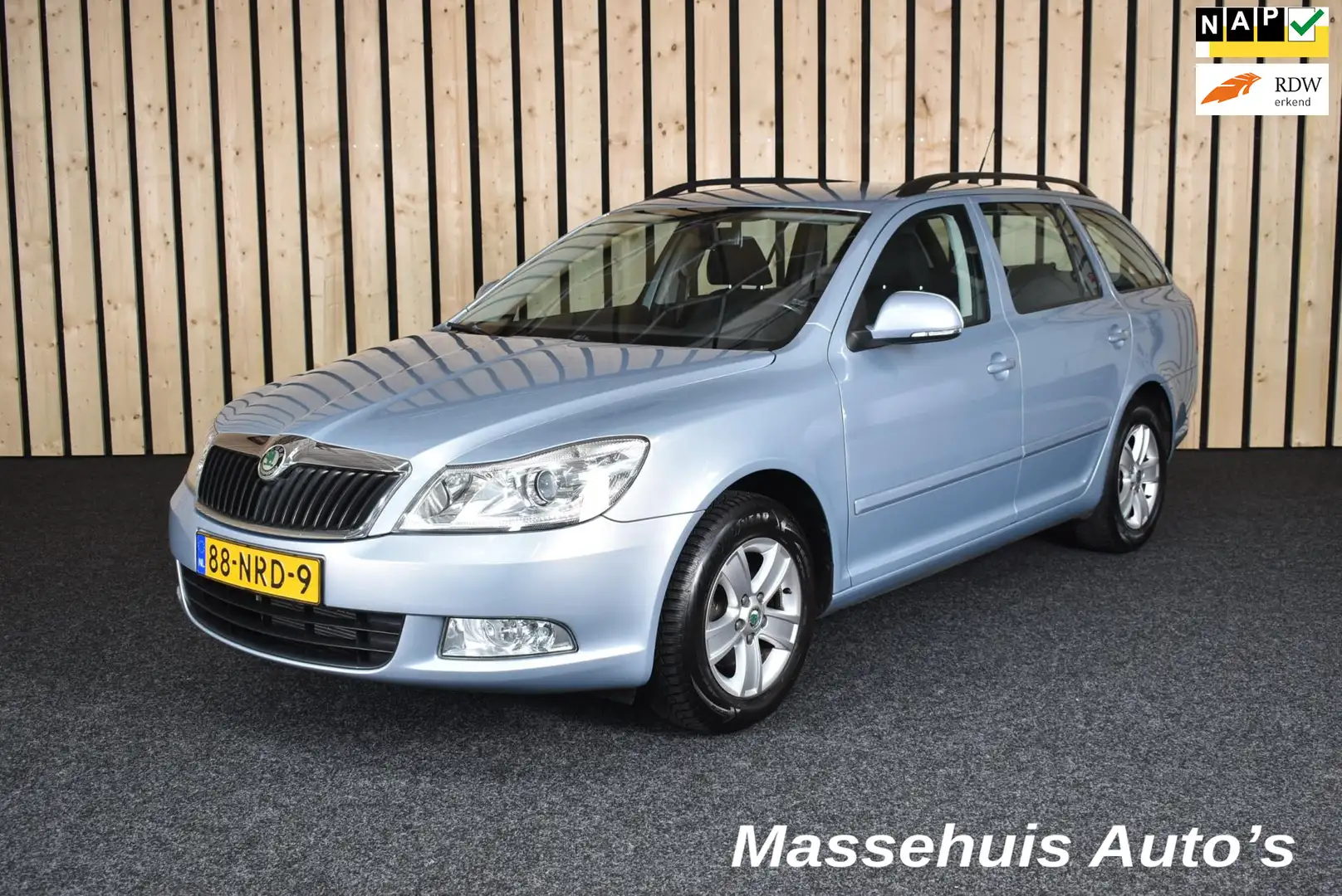 Skoda Octavia Combi 1.2 TSI Amb. Busin. Line 1e Eig. DSG Trekhaa Blauw - 1
