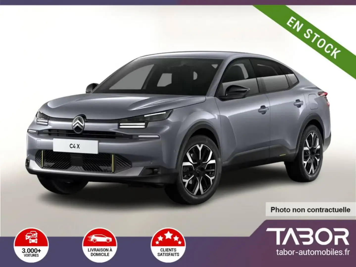 Citroen C4 X 1.2 MHEV 145 eDSC6 Max GPS cam PDC Gris - 1