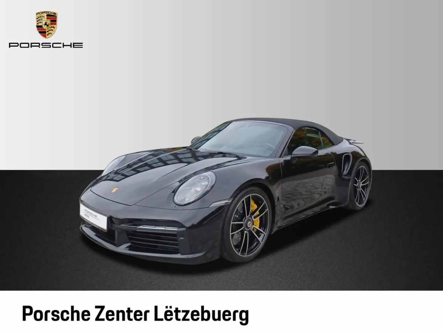 Porsche 911 Turbo S cabriolet Noir - 1