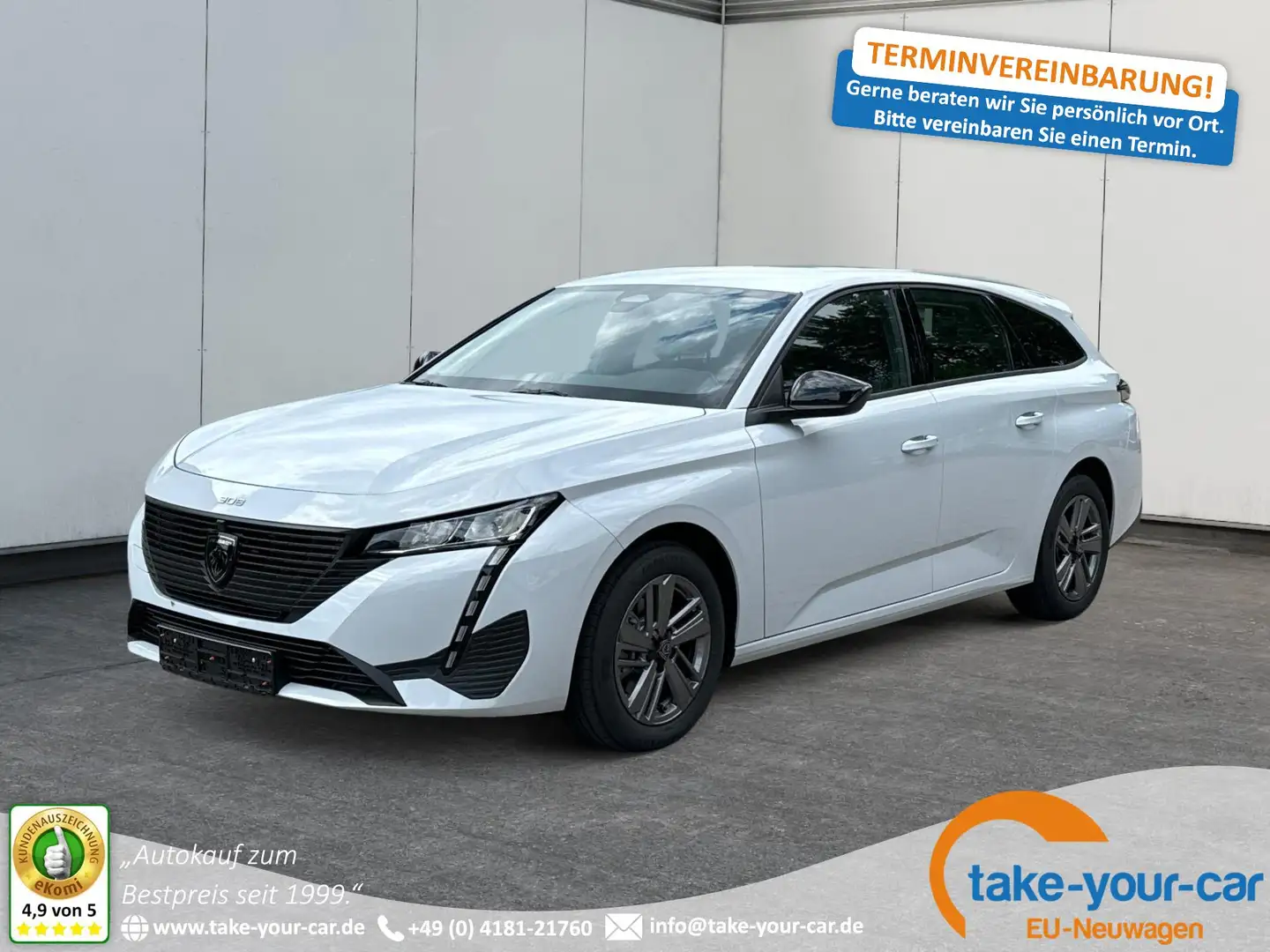 Peugeot 308 SW Active SHZ+ACC+KLIMA+LED+PDC+16'' ALU PureTe... Weiß - 1