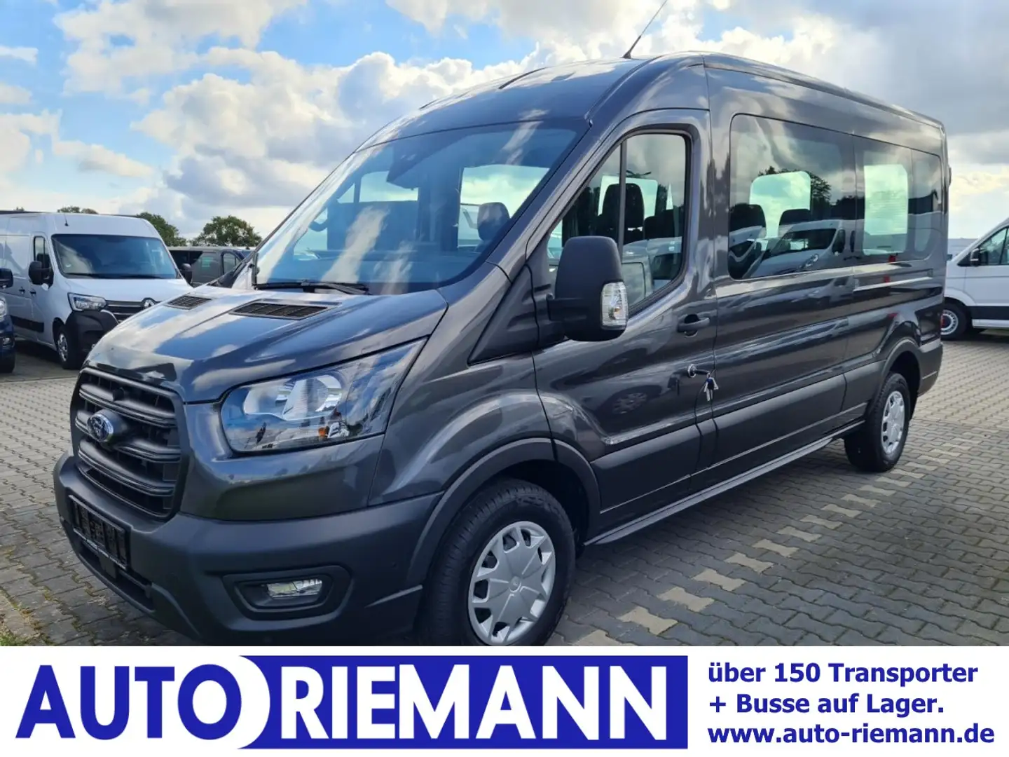 Ford Transit 350 Kombi L3 Trend 8 Sitze KAMERA AHK Klima Grau - 1