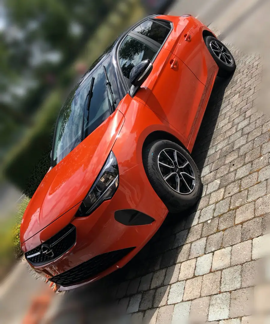 Opel Corsa 1.2i Elegance S/S Oranje - 1