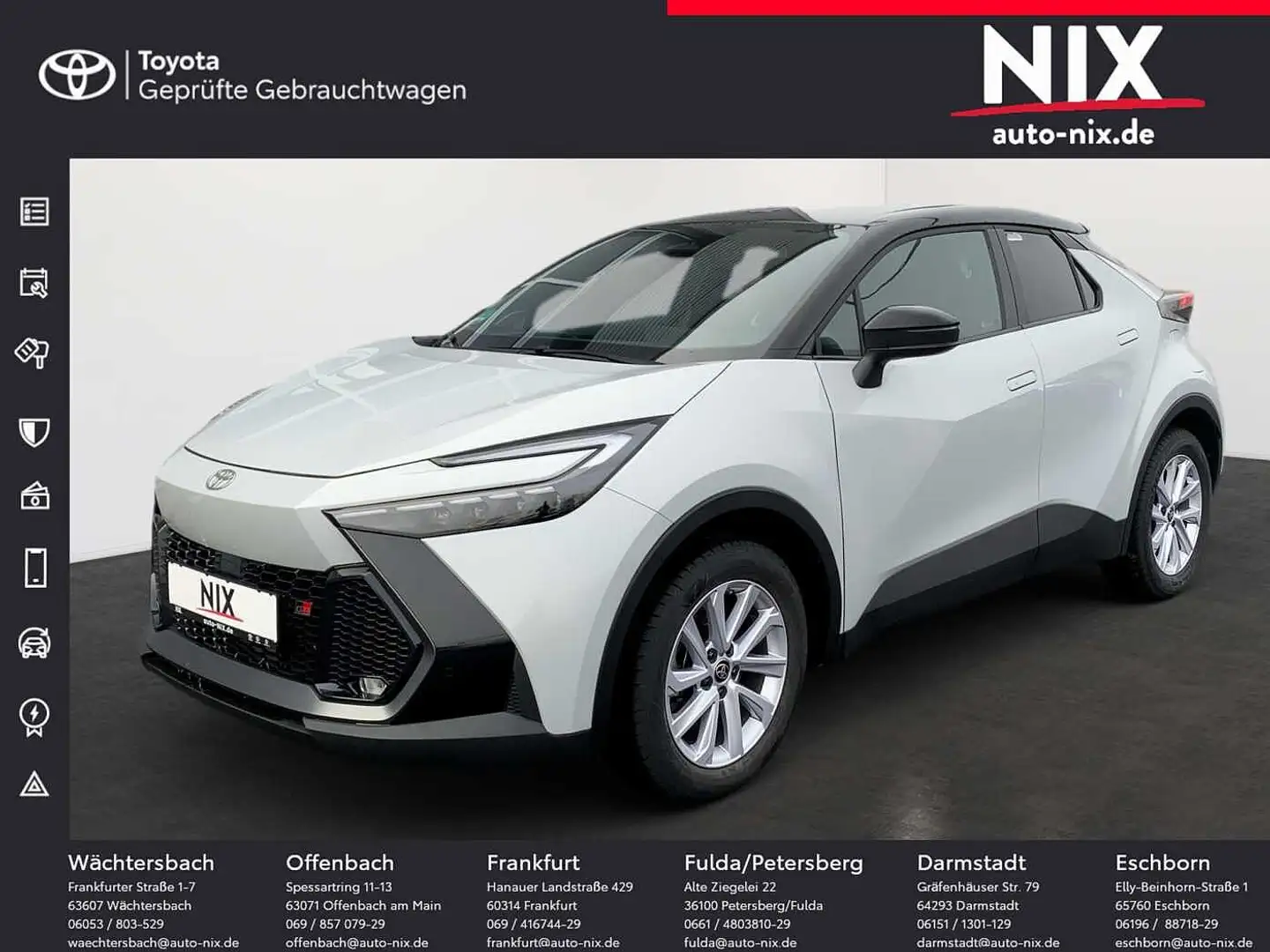 Toyota C-HR 2.0 Plug-in Hybrid GR Sport FWD Gris - 1