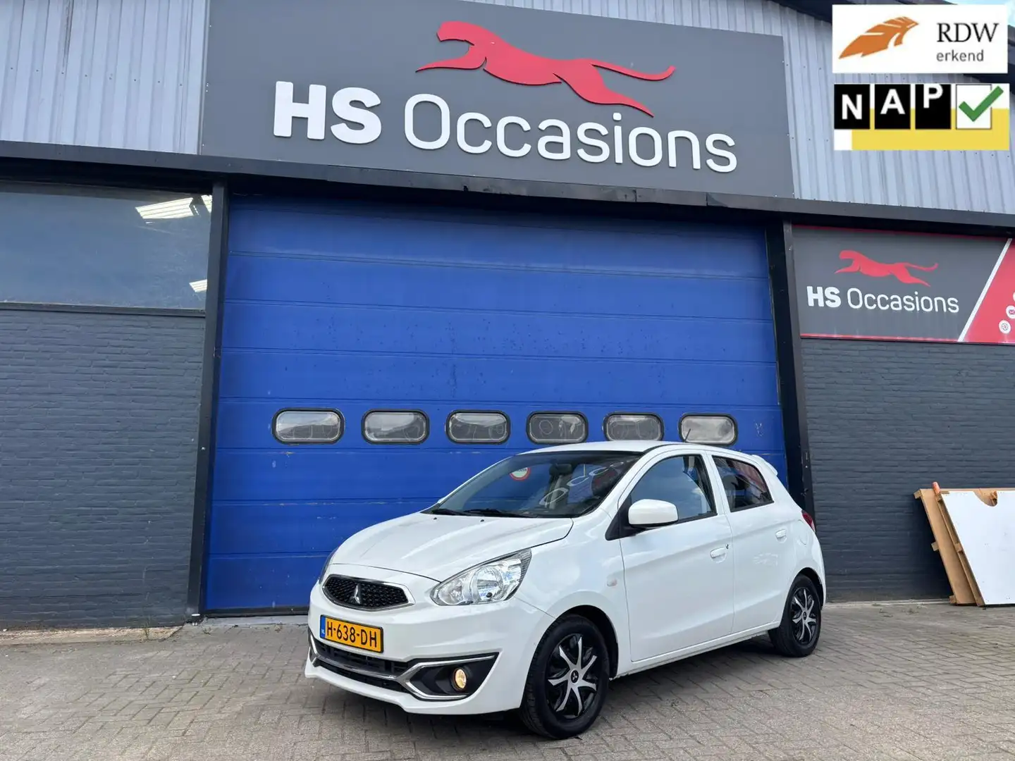 Mitsubishi Space Star 1.0 Cool+ startstop,lage km, airco Wit - 1