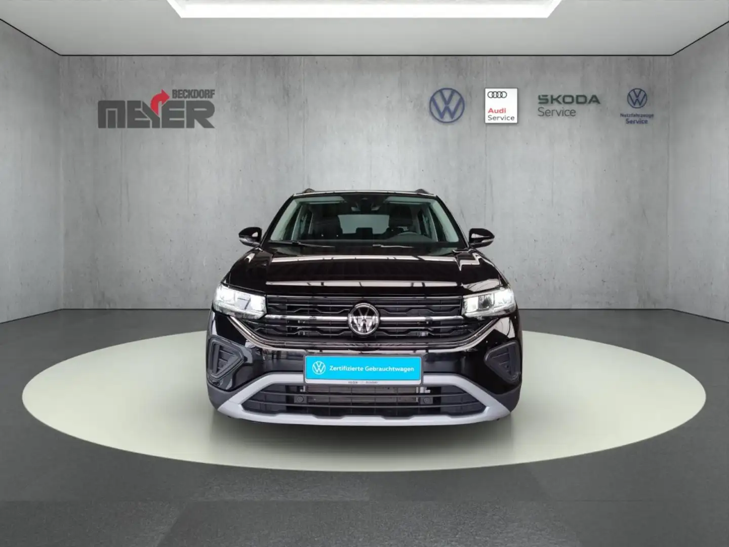 Volkswagen T-Cross Life 1.0 TSI Klima Navi Einparkhilfe Sitzheizung Schwarz - 2