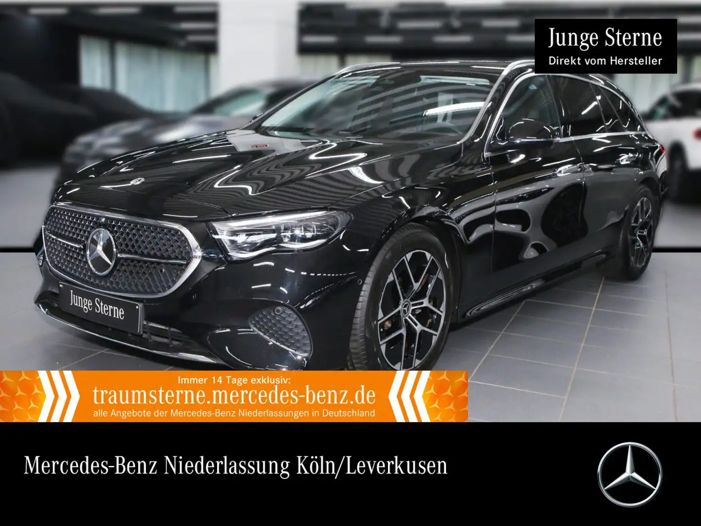 Mercedes-Benz E 220 d T Avantgarde 360° Distr. AHK Spurhalt-Ass Noir - 1