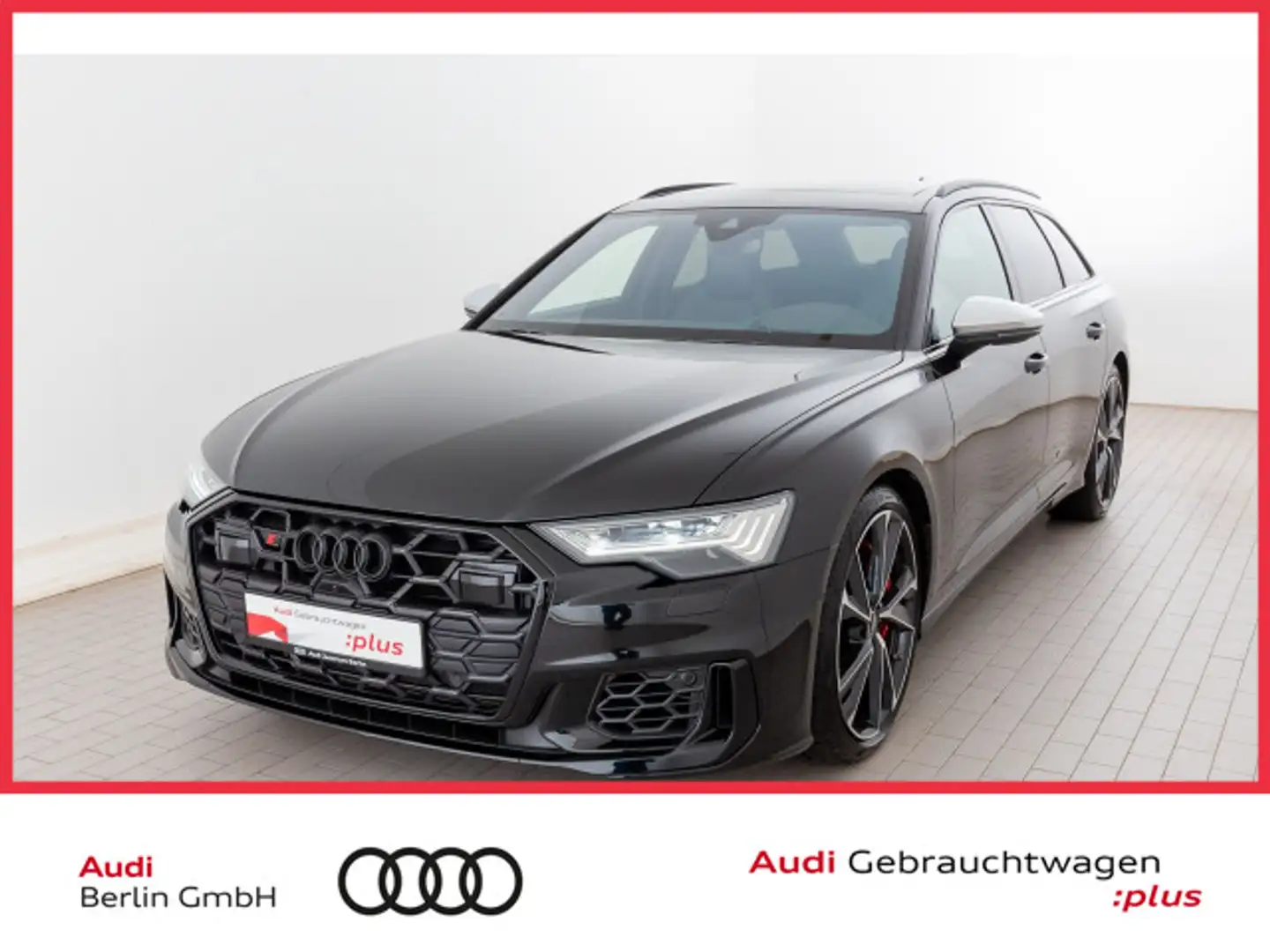 Audi S6 TDI tiptr. AHK STDHZG 360°K PANO HUD Schwarz - 1