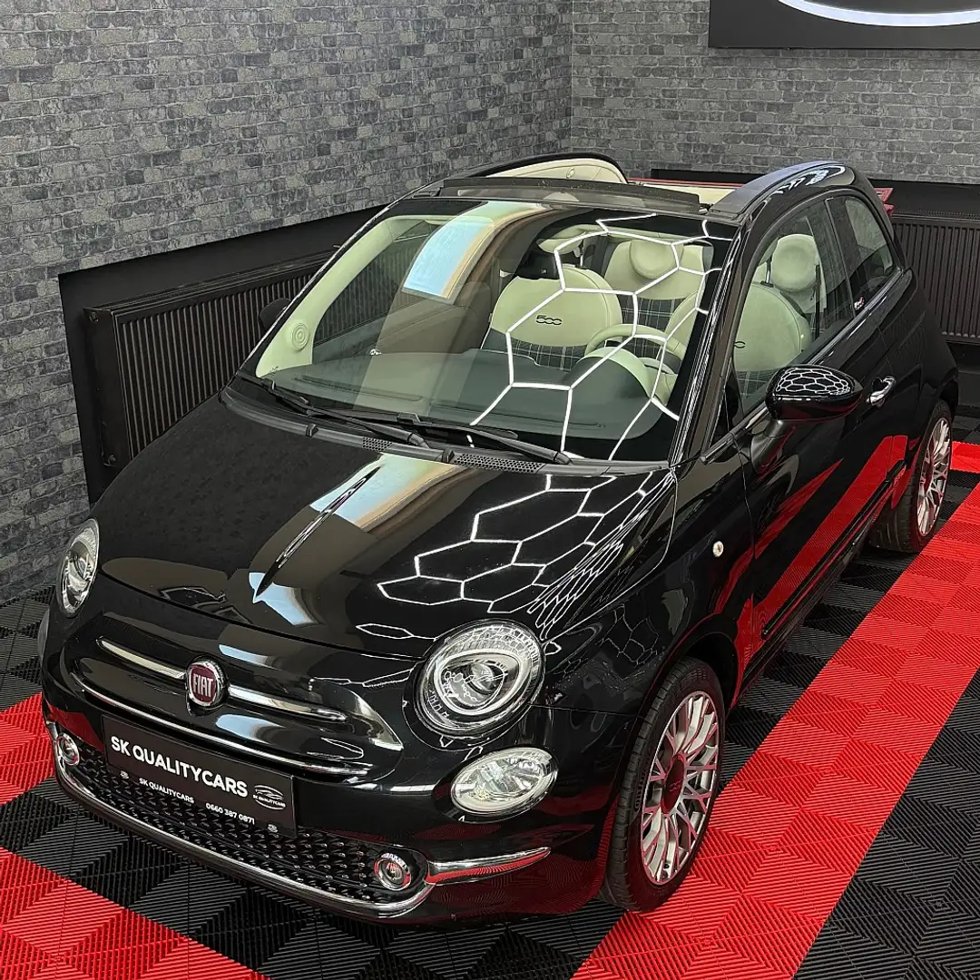 Fiat 500 1,2 69 Pop Noir - 1