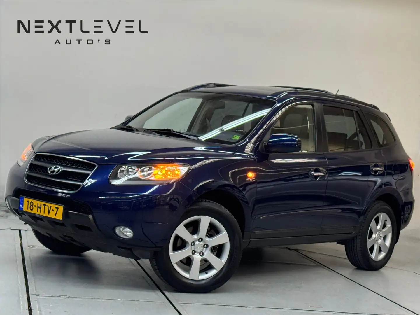 Hyundai SANTA FE 2.7i V6 4WD Active 7p. Automaat Cruise 1e Eigenaar Blau - 1