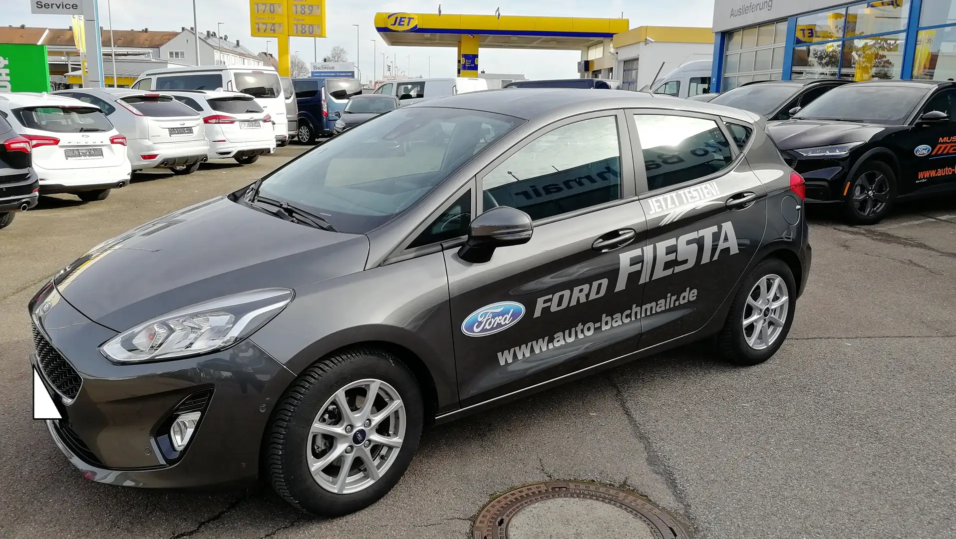 Ford Fiesta 1.0 EcoBoost Hybrid S *PDC vo./hi.u.selbstlenk.* Grau - 2