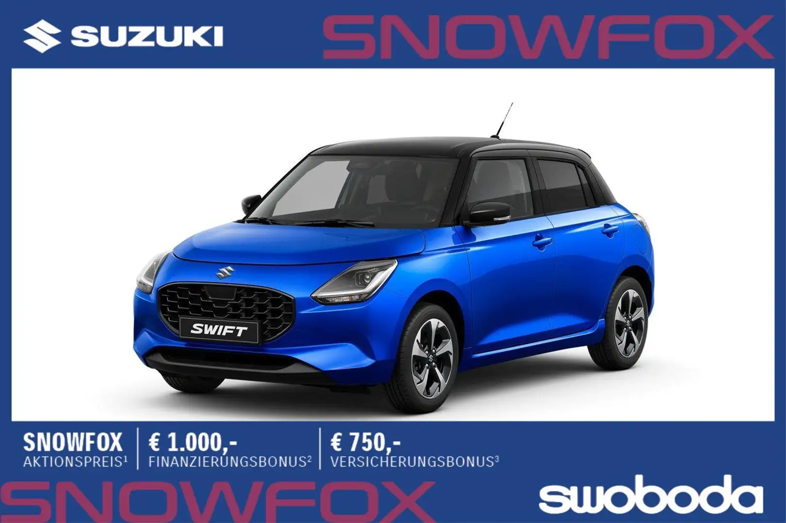 Suzuki Swift 1,2 Hybrid Flash Blau - 1