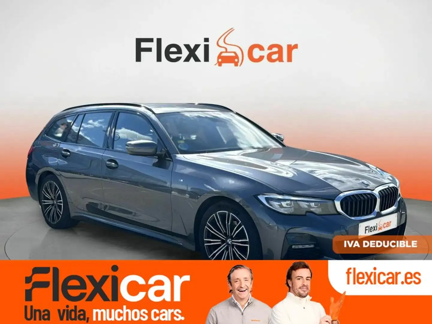 BMW 320 320d Auto.Touring Gris - 2