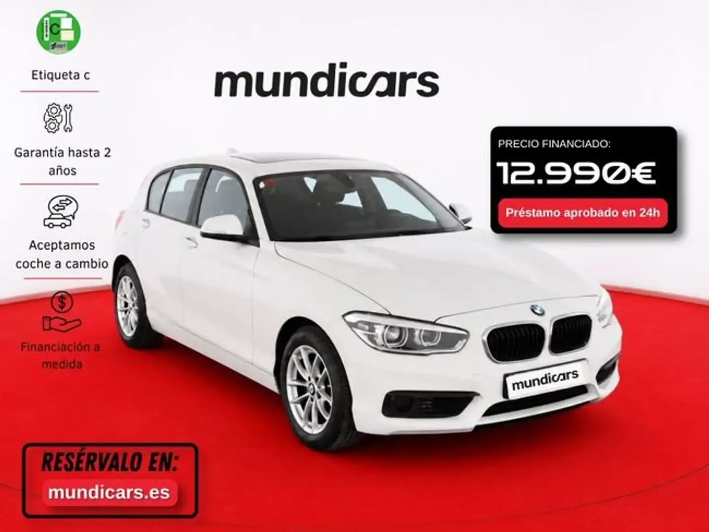 BMW 116 116d Advantage Blanco - 1