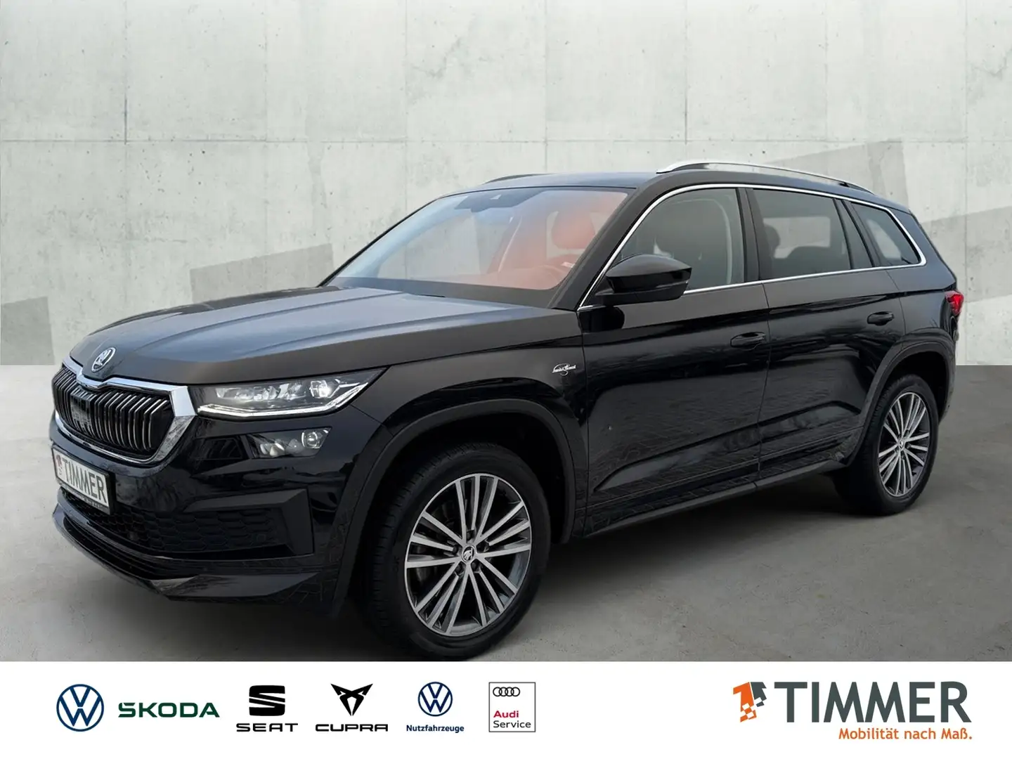 Skoda Kodiaq 2.0 TDI DSG 4x4 L&K +CANTON +360° +STHZG +DCC +AH Schwarz - 1