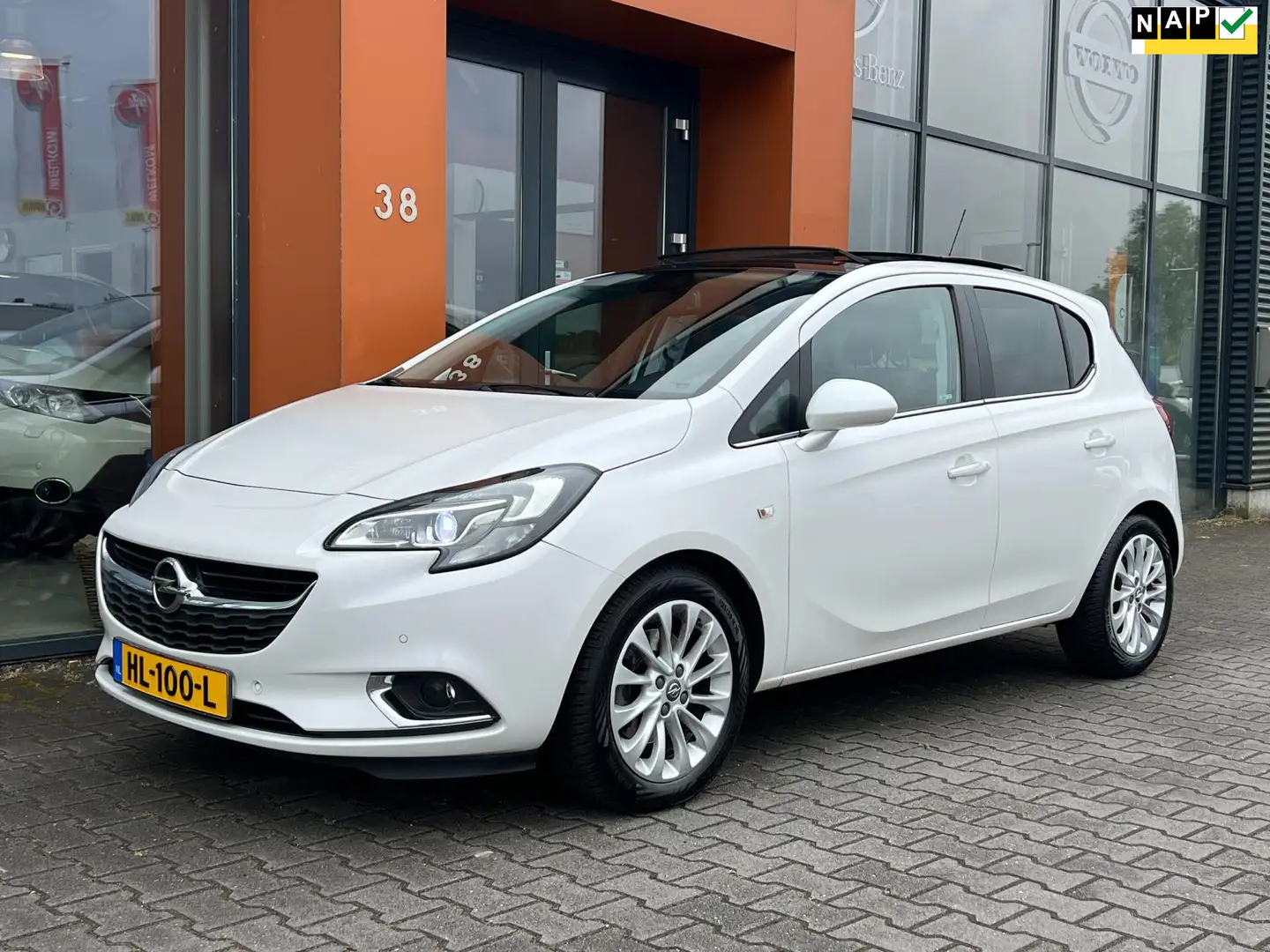 Opel Corsa 1.0 Turbo|6BAK|Pano|Cruise|DAB|Stoel&Stuurverw. Wit - 1