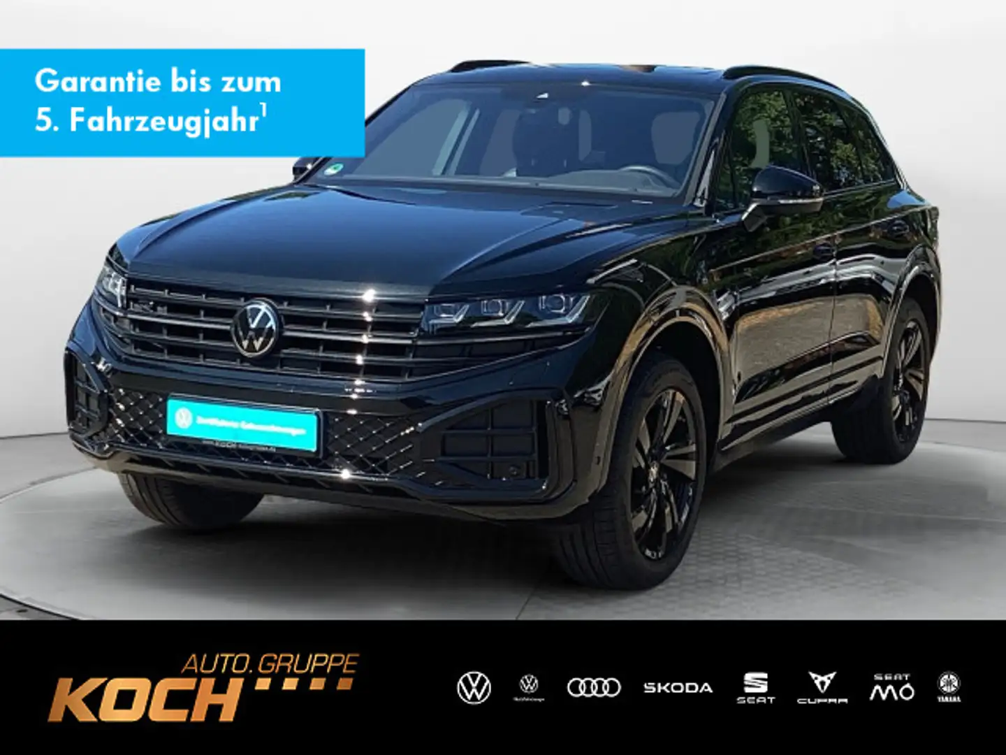 Volkswagen Touareg 3.0TDI R-Line Black Pano AHK Standh.Navi Schwarz - 1
