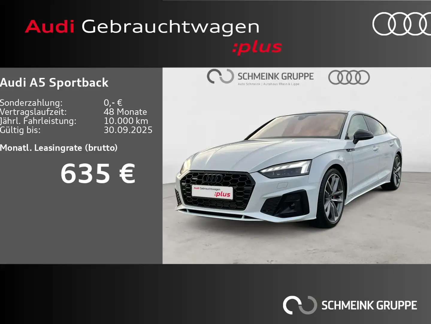 Audi A5 40 TFSI 2x S line quattro 360° HUD Weiß - 1