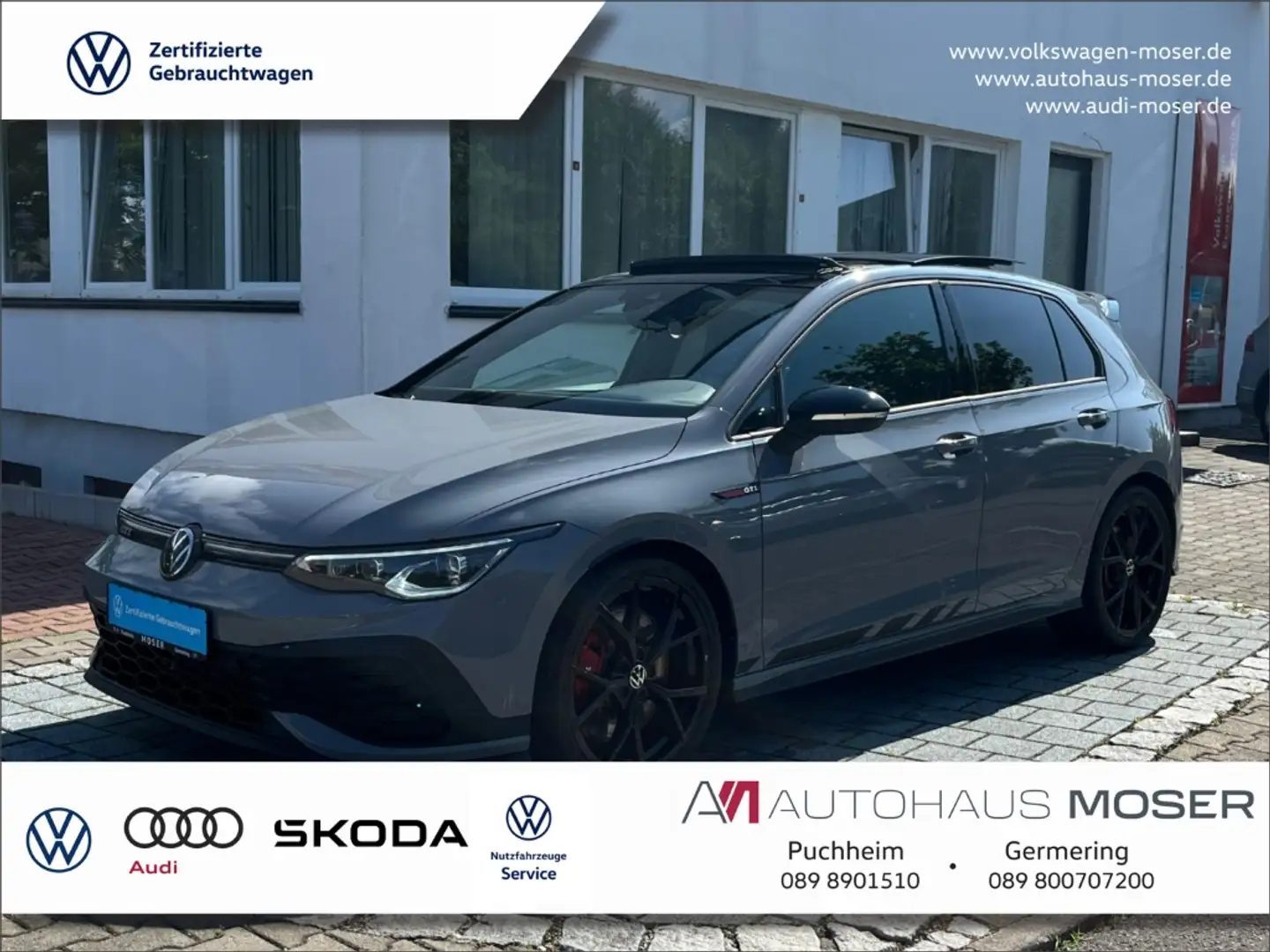 Volkswagen Golf GTI Clubsport DSG Pano*Black*IQ*H&K*ACC*19''!! Grau - 1