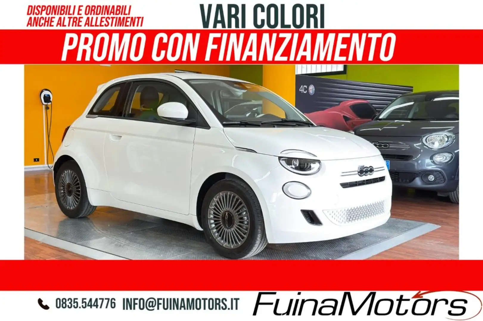 Fiat 500 Berlina Hybrid Torino NUOVO Bianco - 1