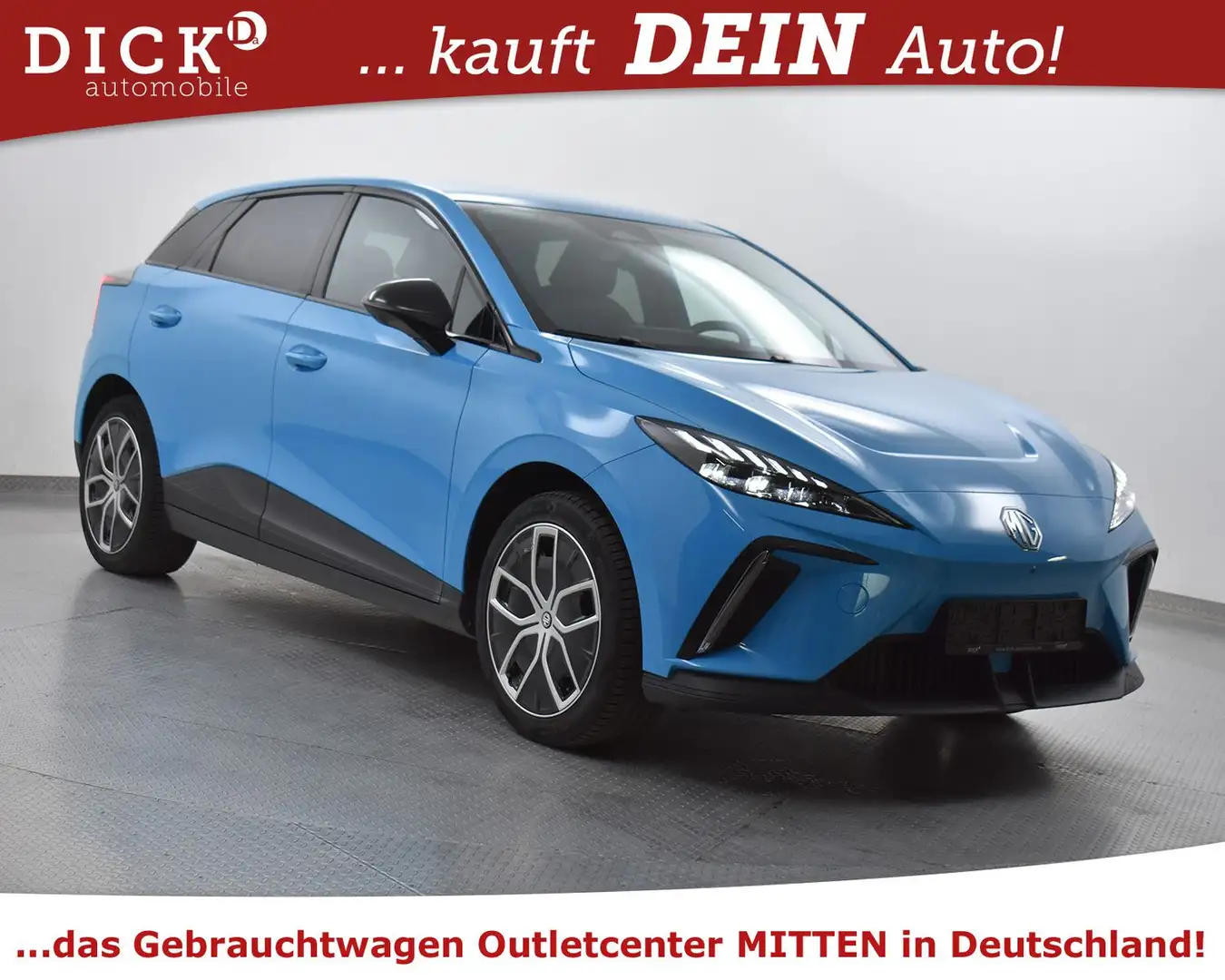 MG MG4 64 kWh Luxury VIRTU+LEDER+LED+SHZ+DAB+ACC Blu/Azzurro - 1