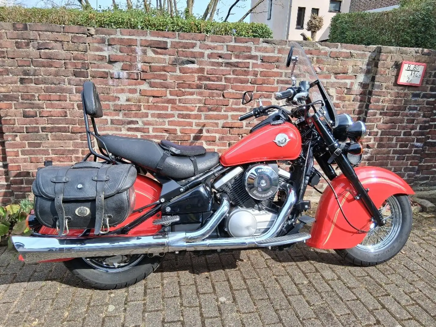 Kawasaki VN 800 VN 800 Drifter, Riemenantrieb, Extras Roşu - 1