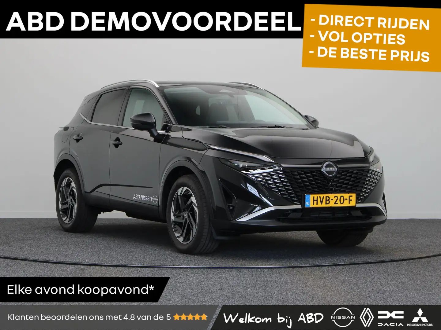 Nissan Qashqai 1.3 MHEV N-Connecta | Rijklaarprijs!! | 18" Lichtm Zwart - 1