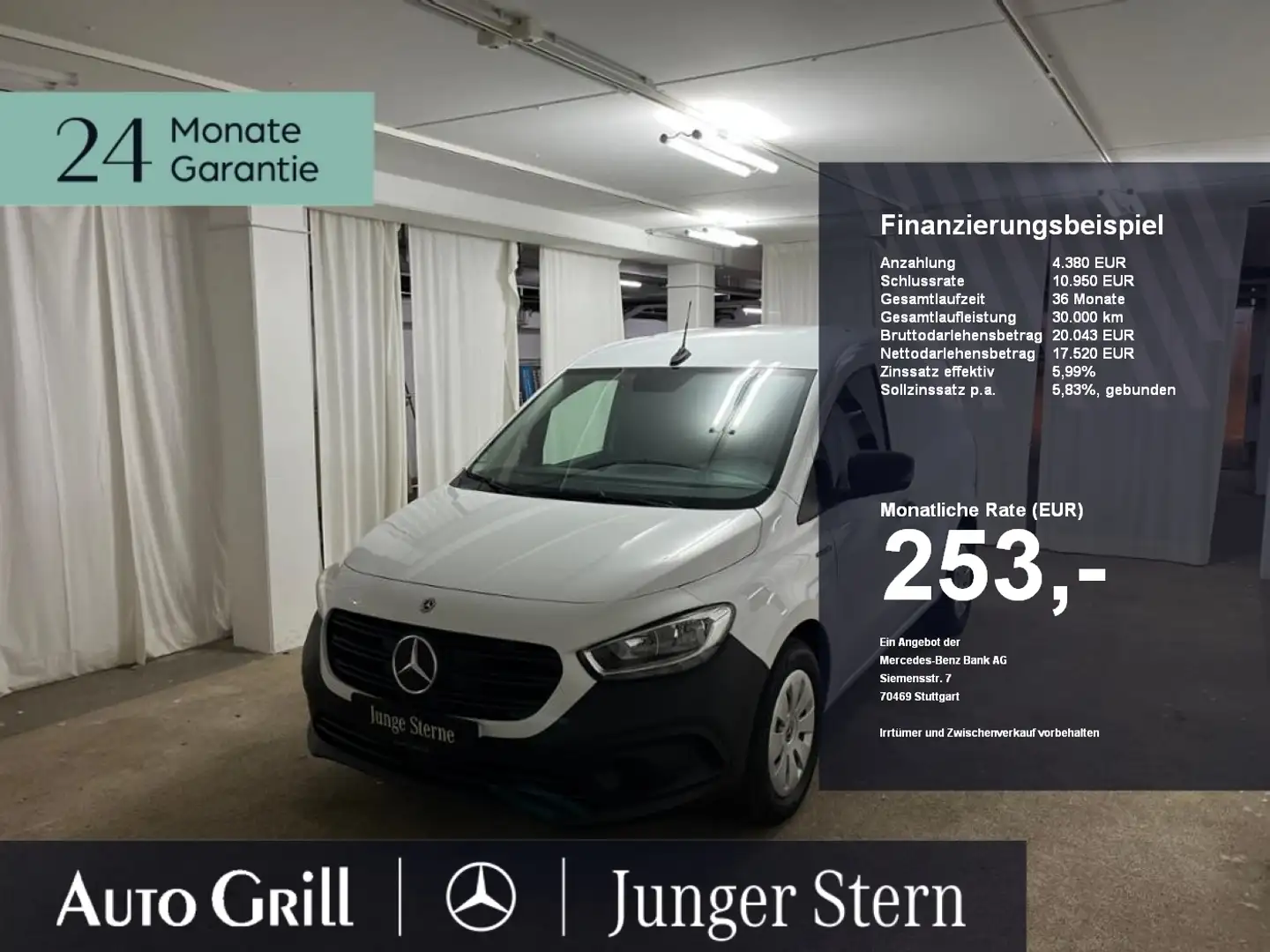 Mercedes-Benz Citan e Kasten ehem BLP 47769 - 55proz unter Neu Bianco - 1