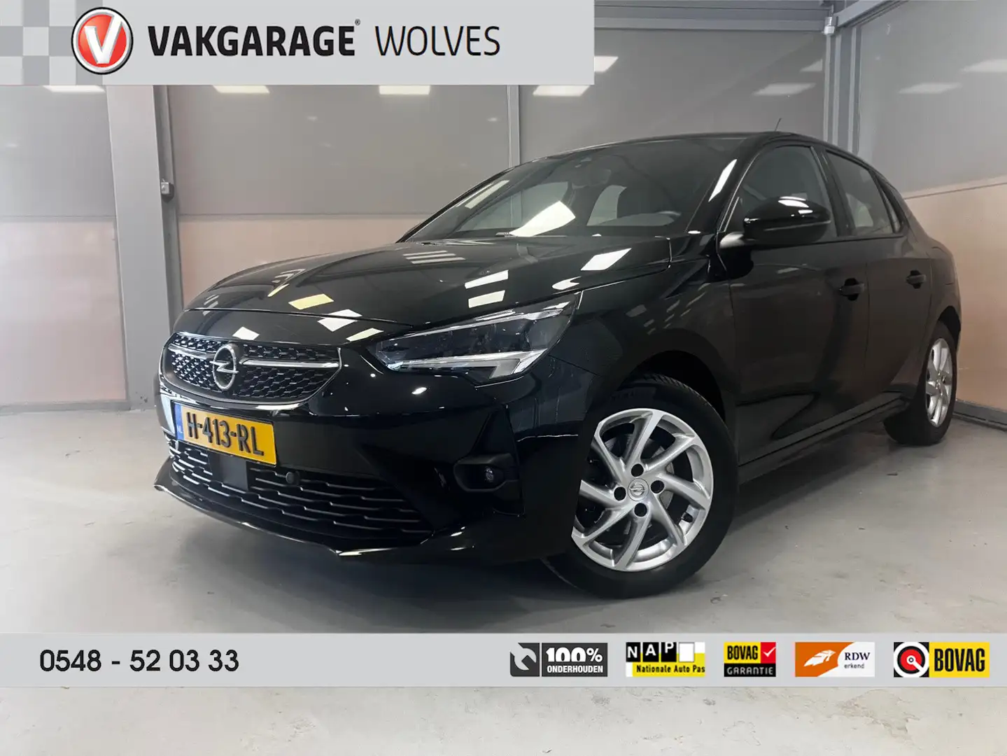 Opel Corsa GS Line 1.2Turbo 100pk | LED | Apple Carplay | Lic Negro - 1