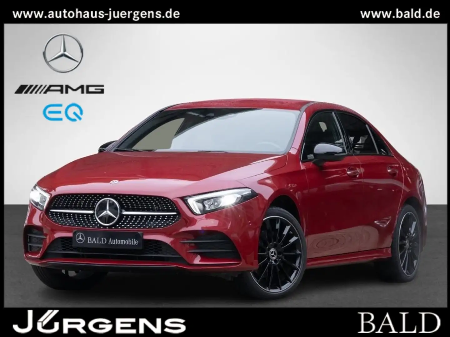 Mercedes-Benz A 250 e Limousine AMG-Sport+Distr+Night+Ambiente Rot - 1