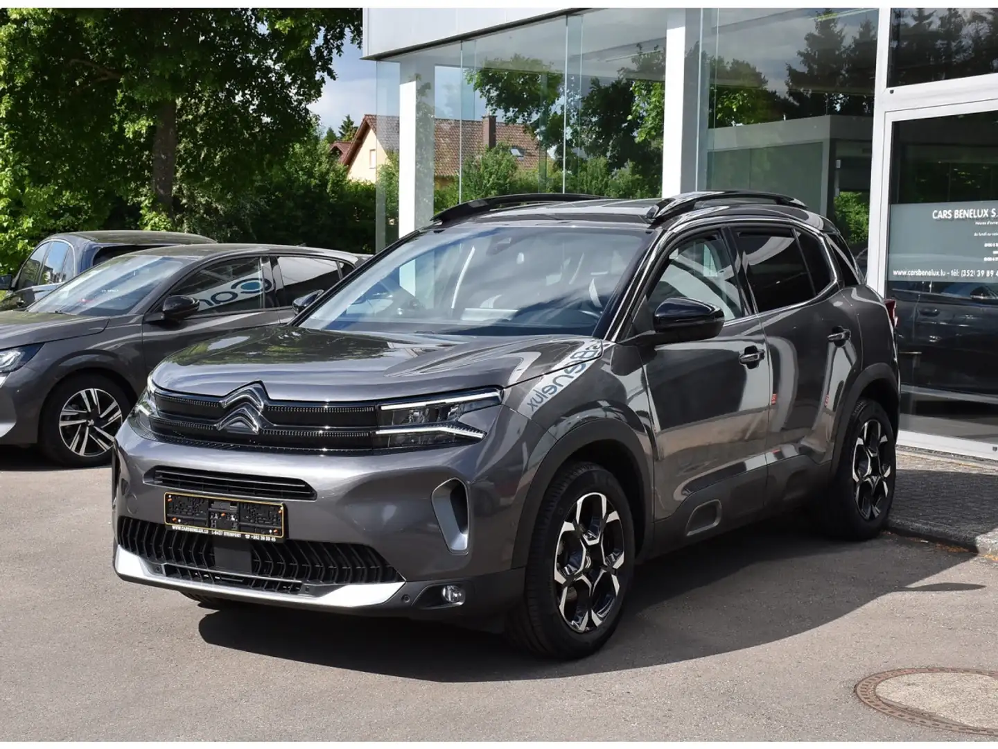 Citroen C5 Aircross 1.2 PureTech Shine EAT8 ACC CUIR CAM LANE SIDE 1° Gris - 2