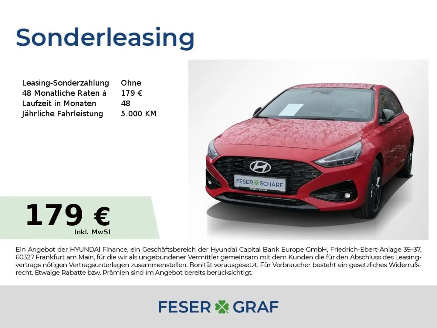 Hyundai i30 ADVANTAGE NAVI KAMERA LED SHZ LHZ CARPLAY Rot - 1