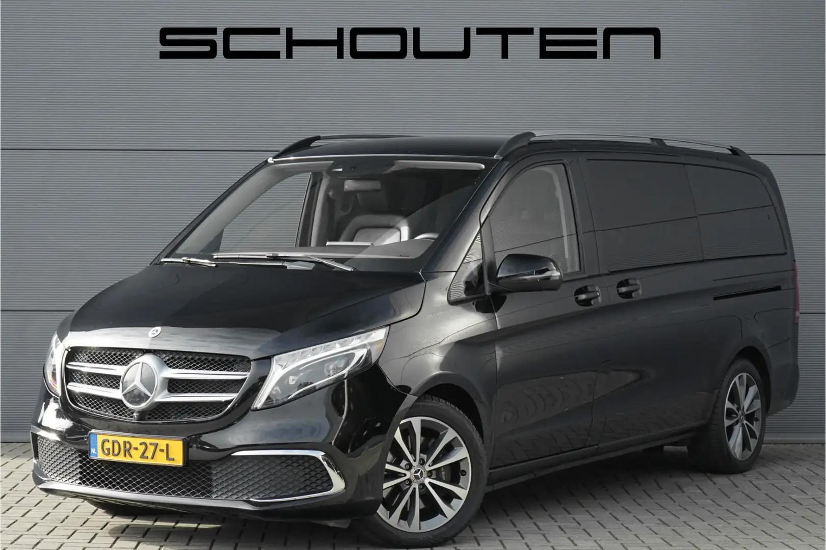 Mercedes-Benz V 300 300d Lang Avantgarde 7-Pers Stoelkoeling Burmester Zwart - 1