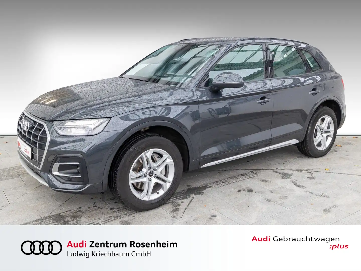 Audi Q5 advanced 50 TFSI e quattro S tr. (AHK, RFK,ACC) Gris - 1