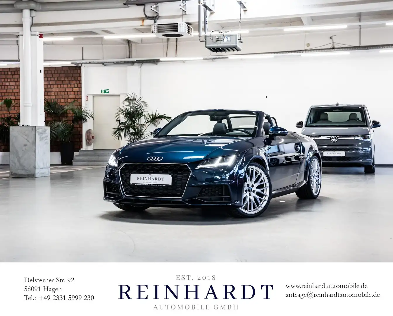 Audi TT ROADSTER 40TFSi 2x S LINE/20Z./S-SITZE/NAVI+ Blau - 1