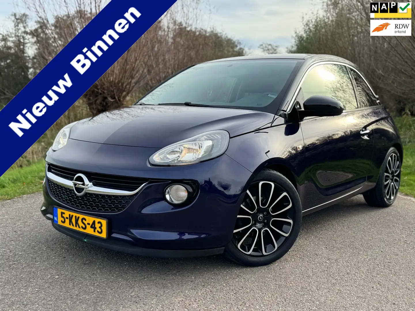 Opel Adam 1.2 Glam / 1e Eigenaar / Panoramadak / Clima / 17" Bleu - 1