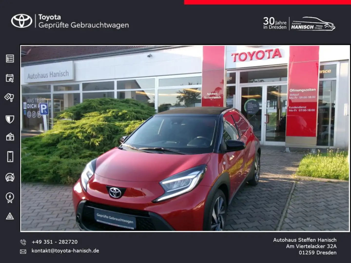 Toyota Aygo X S-CVT Air Explore Rouge - 1