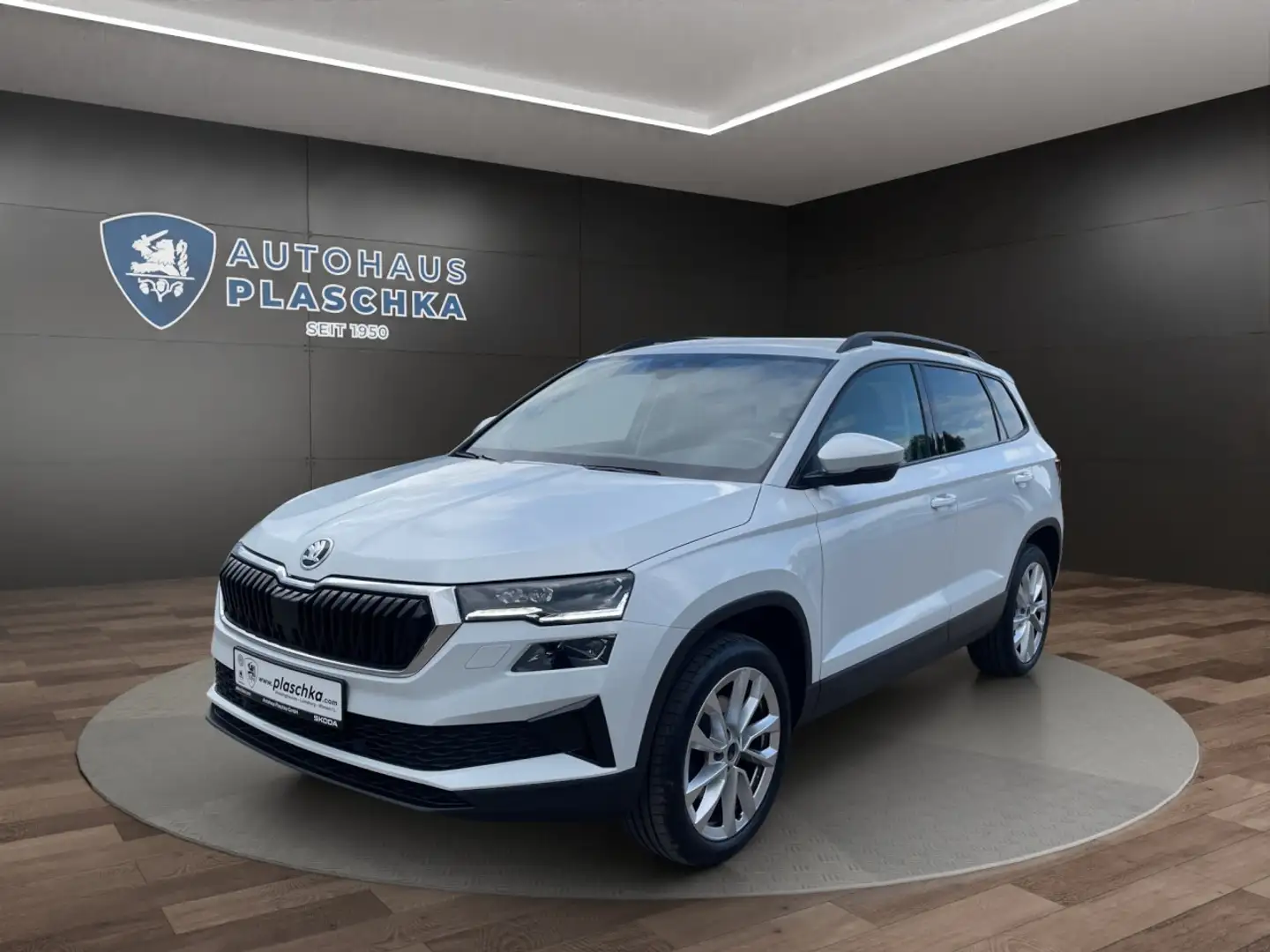 Skoda Karoq 1.5 TSI Style LED+NAVI+AHK+VARIOFLEX Klima Navi Weiß - 1
