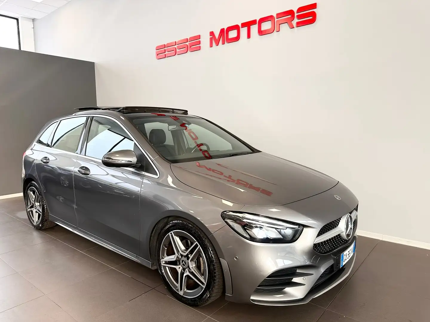 Mercedes-Benz B 180 B180 Premium-TETTO APRIBILE-PACK LUCI-PREZZO REALE Grigio - 1