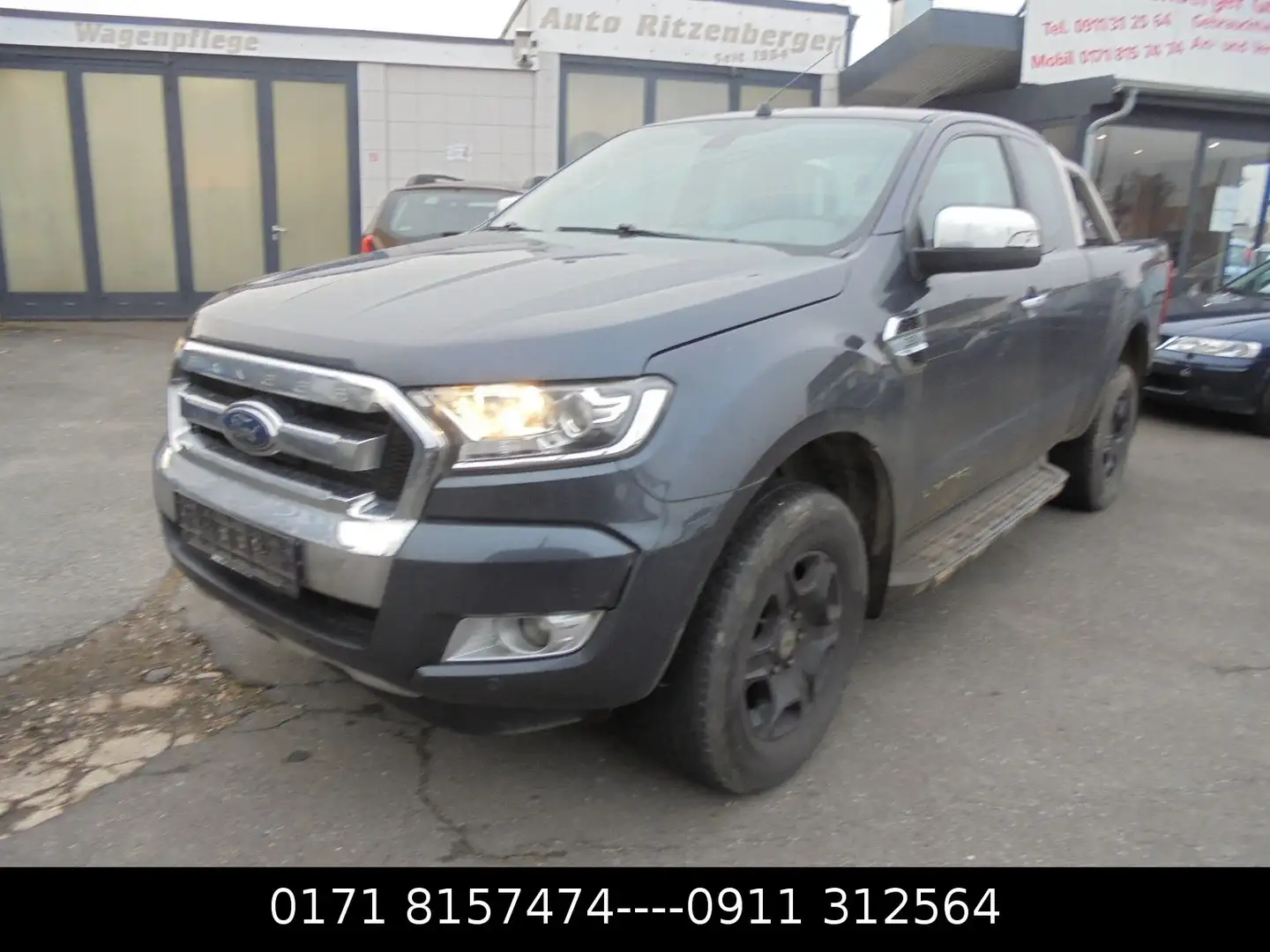 Ford Ranger Limited Extrakabine 4x4 Noir - 1